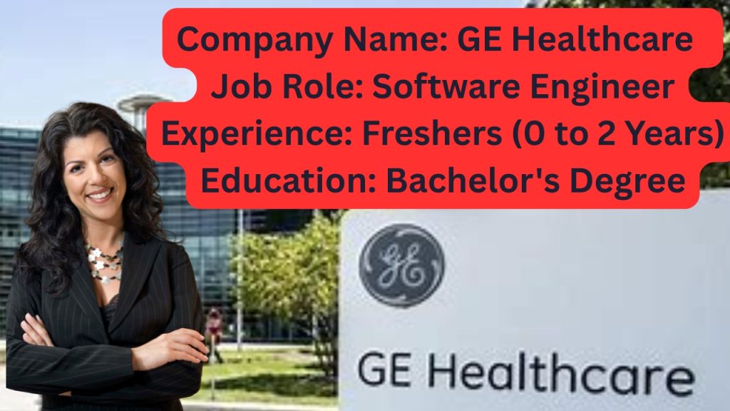 Name of the Company: GE Healthcare
Website URL: www.gehealthcare.com
Educational Qualification: Bachelor's Degree
Job Profile: Software Engineer
Experience: Freshers (0 to 2 Years)
Location of the Job: Bangalore
Location of Interview: Bangalore