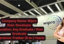 Wipro Freshers Recruitment 2025 || Bangalore || Developer Jobs ||