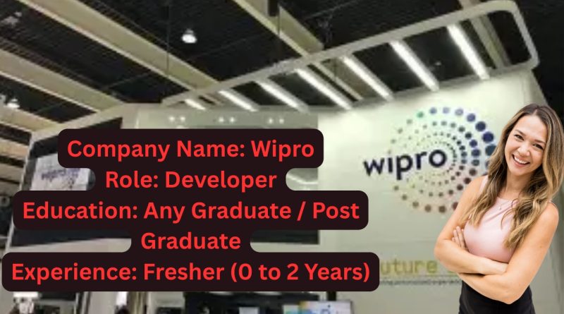 Wipro Freshers Recruitment 2025 || Bangalore || Developer Jobs ||