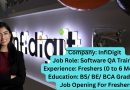 InfiDigit Freshers Recruitment 2025 || Mumbai || Software QA Trainee ||