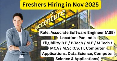 Accenture Job Openings for Freshers || Pan India || Associate Software Engineer ||
